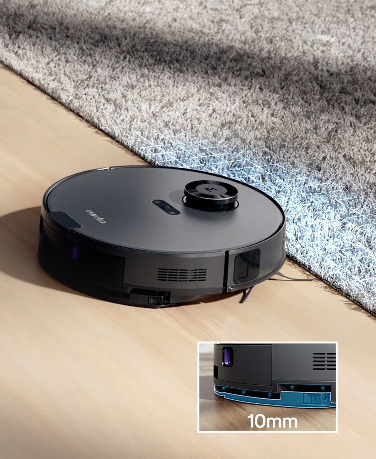 Robot Aspirapolvere E Lavapavimenti Eureka NERE10s - Stazione Auto Svuotamento, LIDAR, 4000Pa - Foto 5