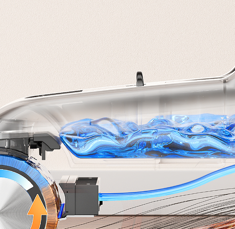 Flusso d'acqua pulito