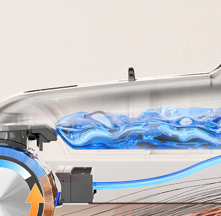Flusso d'acqua pulito